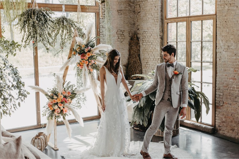Bohemian wedding anno 2019: een originele interpretatie van de weddingtrends in deze styled shoot!