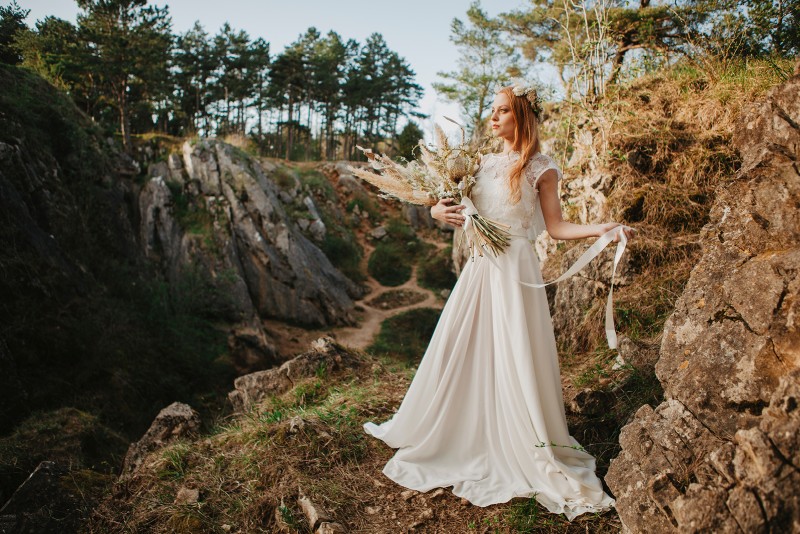 MUST SEE Bridal Shoot voor de avontuurlijke bruid die van de natuur houdt!